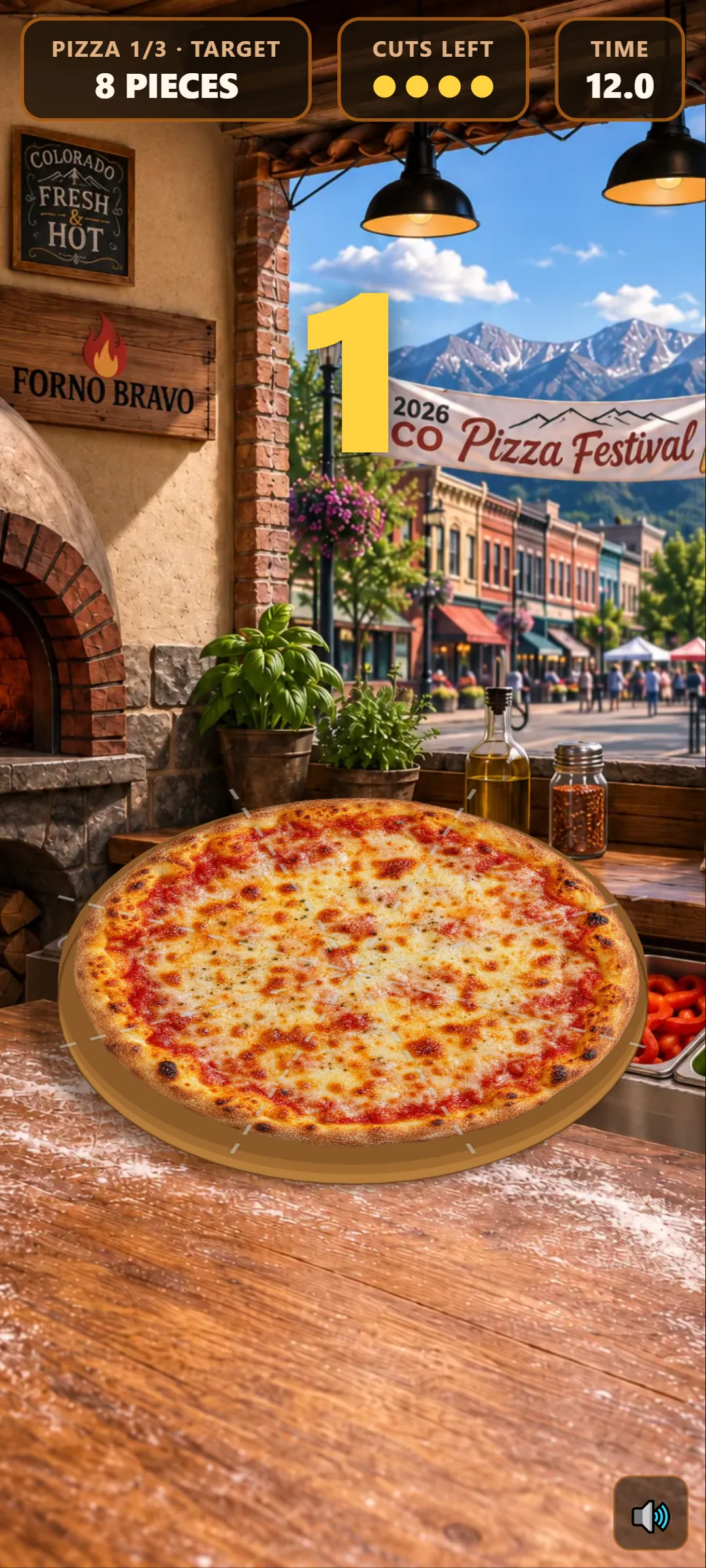 Countdown before the first pizza
