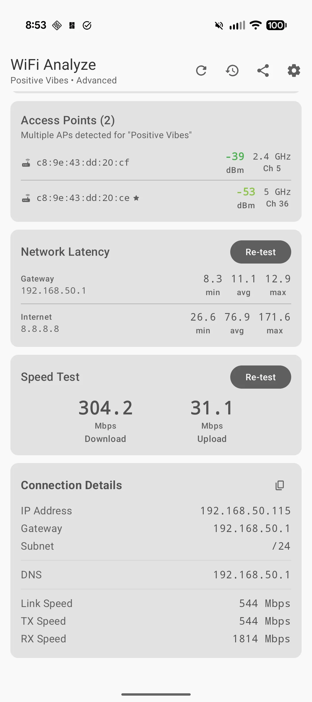 Speed Test View